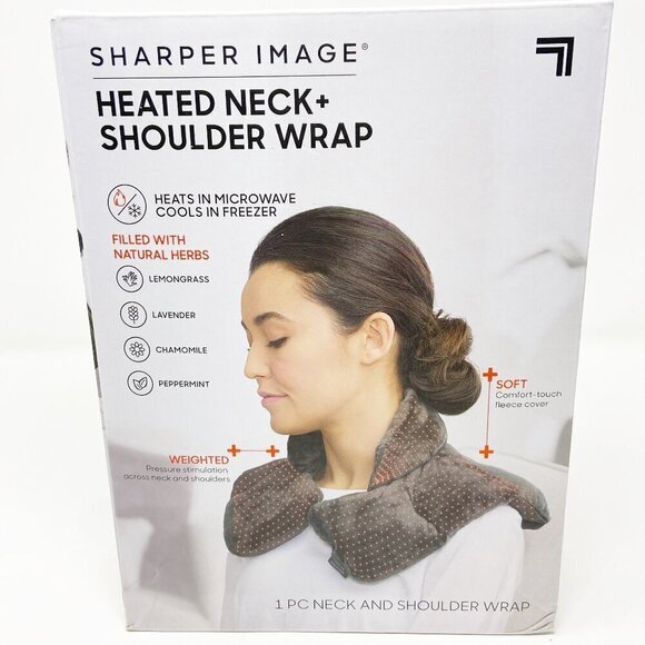 SHARPER IMAGE | Heated Neck + Shoulder Wrap - Picture 1 of 10